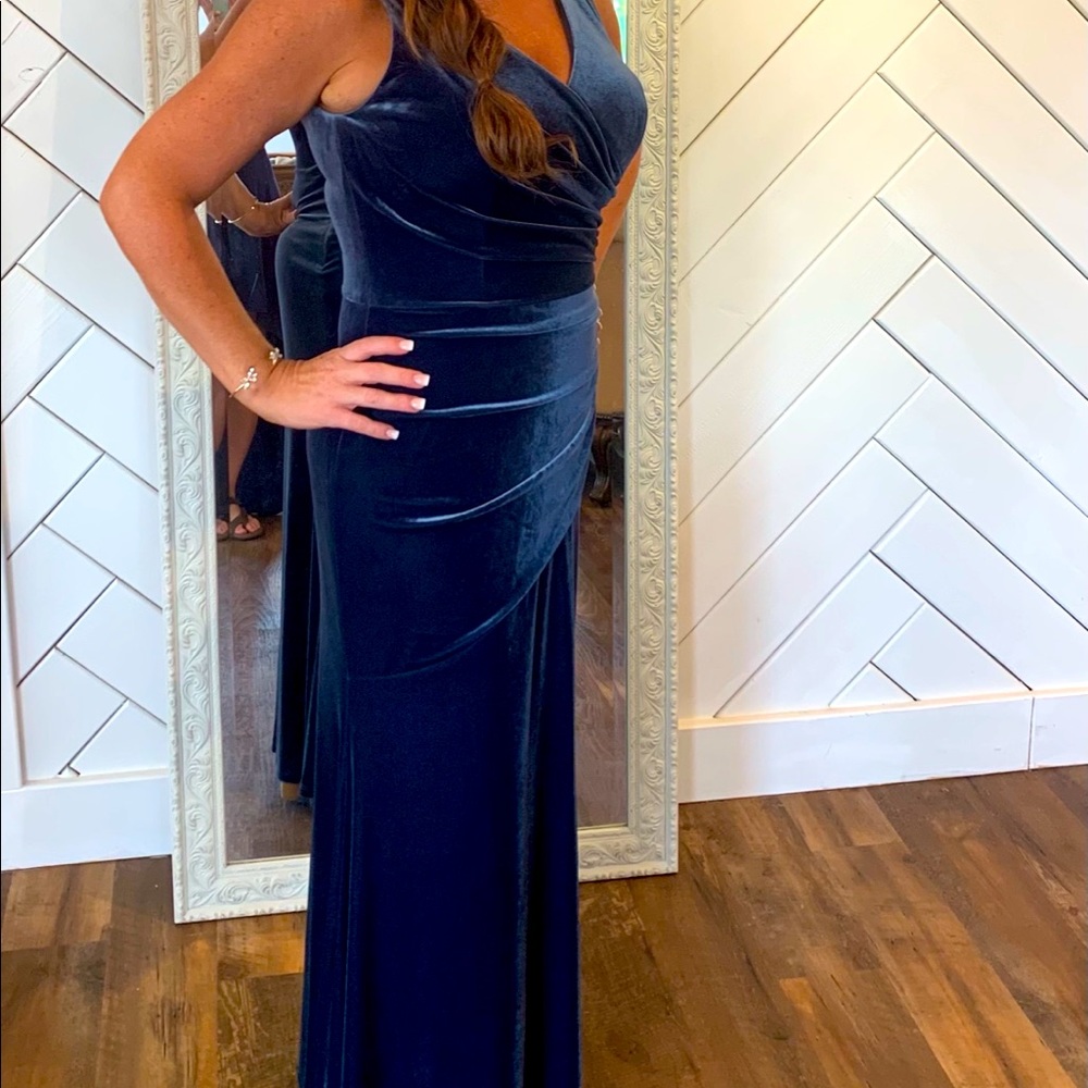 Reverly dress,  Fit is so flattering and comfortable!  Velvet is so on trend